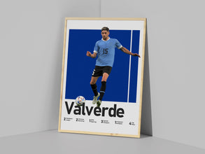 Federico Valverde Poster Uruguayan Soccer Star Art Sport Poster 1745340851