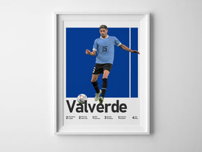Federico Valverde Poster Uruguayan Soccer Star Art Sport Poster 1745340851