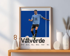 Federico Valverde Poster Uruguayan Soccer Star Art Sport Poster 1745340851