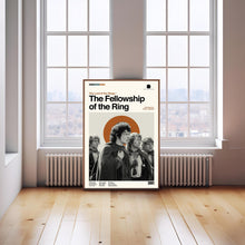 Fellowship of the Ring Poster Mid-Century Modern Minimalist Art Print 4377492865