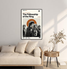Fellowship of the Ring Poster Mid-Century Modern Minimalist Art Print 4377492865