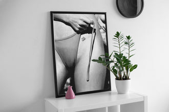 Feminist Poster, Printable Hypebeast Wall Art, Black and White, Beach Photography, Girls Bathroom Decor, Coastal Wall Art, Digital Download 1768545722