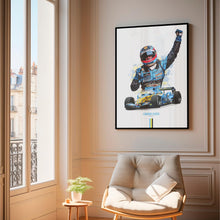 Fernando Alonso Renault Poster F1 Wall Art 1756384117