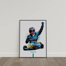Fernando Alonso Renault Poster F1 Wall Art 1756384117