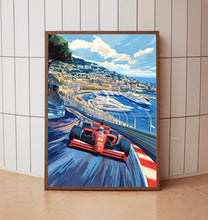 Ferrari Formula 1 Racing Car Poster – Iconic Motorsport Wall Art