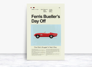 Ferris Bueller's Day Off  Minimalist Movie Poster 1455359651