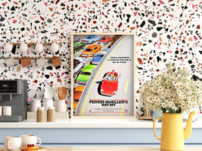 Ferris Bueller's Day Off, 1980s, Movie Poster, (Digital Download), Printable, Cinema Fan Gift 808551192