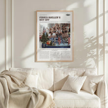 Ferris Bueller's Day Off, John Hughes, Retro Movie Poster, Custom Movie Poster 4421171842