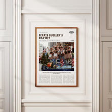 Ferris Bueller's Day Off, John Hughes, Retro Movie Poster, Custom Movie Poster 4421171842