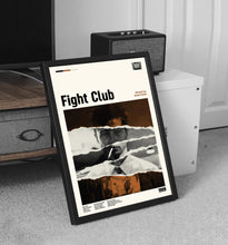Fight Club Movie Poster Mid-Century Modern Minimalist Print 4375618978