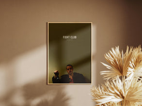 Fight Club Movie Poster,Film Print, Movie Lovers Gift, Printable Wall Art, David Fincher, Edward Norton, Brad Pitt, Retro Vintage Poster 1886836793