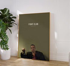 Fight Club Movie Poster,Film Print, Movie Lovers Gift, Printable Wall Art, David Fincher, Edward Norton, Brad Pitt, Retro Vintage Poster 1886836793