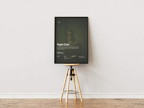 Fight Club Poster, Colored Movie Print, Film Print, Retro Movie, Gift Idea, Wall Art, Wall Design Idea, Game Room, Brad Pitt Poster 1873252105