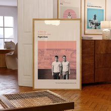 Fight Club print - Movie poster, retro, mid century modern, vintage art print, minimalist 1184312857