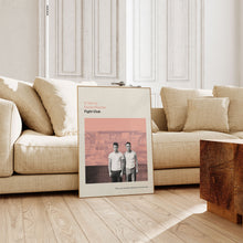 Fight Club print - Movie poster, retro, mid century modern, vintage art print, minimalist 1184312857