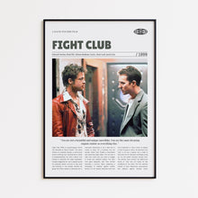 Fight Club, David Fincher, Retro Movie Poster, Custom Movie Poster 4421169588