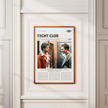 Fight Club, David Fincher, Retro Movie Poster, Custom Movie Poster 4421169588