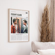 Fight Club, David Fincher, Retro Movie Poster, Custom Movie Poster 4421169588