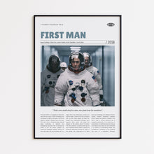 First Man, Damien Chazelle, Retro Movie Poster, Custom Movie Poster Print 4421165225