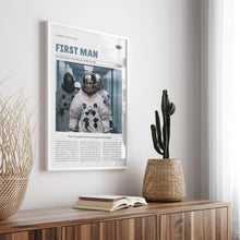 First Man, Damien Chazelle, Retro Movie Poster, Custom Movie Poster Print 4421165225