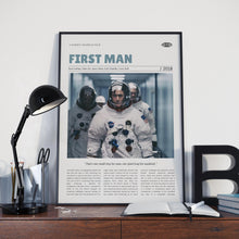 First Man, Damien Chazelle, Retro Movie Poster, Custom Movie Poster Print 4421165225