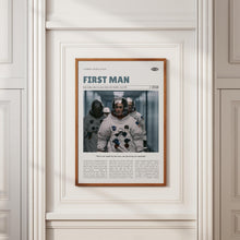 First Man, Damien Chazelle, Retro Movie Poster, Custom Movie Poster Print 4421165225