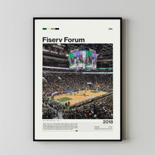 Fiserv Forum Poster,  Milwaukee Bucks Poster Print, Basketball Arena Poster,Basketball Fan Gift