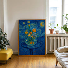 Fish Bowl Flowers Henri Matisse Print, Henri Matisse Style Fauvism Painting, Modern Exhibition Print, Flower Bouquet, Modern Artistic Fun
