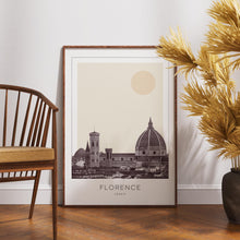 Florence Poster Print, Florence Travel Poster, Florence Minimalistic Wall Art, Florence, Italy 1882437471