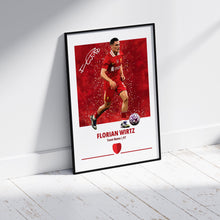 Florian Wirtz Poster Football Posters, Football Prints 4342156765