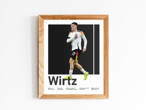 Florian Wirtz Poster German Soccer Star Art Sport Poster 1744468329