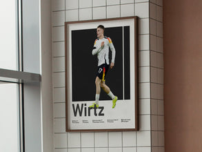 Florian Wirtz Poster German Soccer Star Art Sport Poster 1744468329