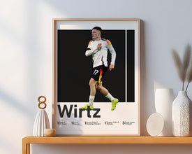 Florian Wirtz Poster German Soccer Star Art Sport Poster 1744468329