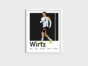 Florian Wirtz Poster German Soccer Star Art Sport Poster 1744468329