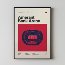 Florida Panthers Poster, Amerant Bank Arena Print, Mid Century Modern Hockey Wall Art,-6ZKFDD