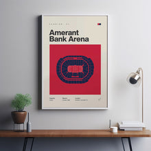 Florida Panthers Poster, Amerant Bank Arena Print, Mid Century Modern Hockey Wall Art,-6ZKFDD