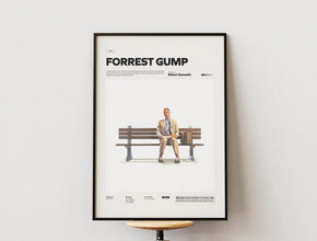 Forrest Gump Film Poster, Alternative Film Poster Print, Tom Hanks Starring Forrest Gump Movie Print, Cinematic Room Decor Idea 1880745877