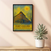 Fort Collins Poster Print, Fort Collins Travel Poster, Fort Collins Minimalistic Wall Art, Fort Collins, Colorado, United States