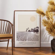 Fort Lauderdale Poster Print, Fort Lauderdale Travel Poster, Fort Lauderdale Minimalistic Wall Art, Fort Lauderdale, Florida, United States 1868249486