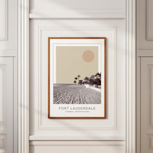 Fort Lauderdale Poster Print, Fort Lauderdale Travel Poster, Fort Lauderdale Minimalistic Wall Art, Fort Lauderdale, Florida, United States 1868249486
