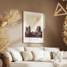 Fort Wayne Poster Print, Fort Wayne Travel Poster, Fort Wayne Minimalistic Wall Art, Fort Wayne, Indiana, United States 1868248054