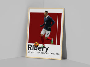 Franck Ribery Soccer Poster, French Midfielder Print Sport Poster 1584283588