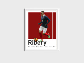Franck Ribery Soccer Poster, French Midfielder Print Sport Poster 1584283588
