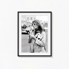 Francoise Hardy in Paris Print, Feminist Black and White Wall Art, Vintage Print, Photography Prints, Museum Quality Photo Art Print 1606605614