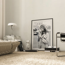 Francoise Hardy in Paris Print, Feminist Black and White Wall Art, Vintage Print, Photography Prints, Museum Quality Photo Art Print 1606605614