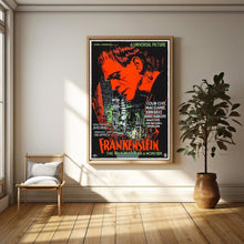 Frankenstein--Movie Poster,High Quality Canvas Print, Wall Art, Room Decor, Art Poster For Gift Unframed 1821378707