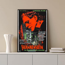 Frankenstein--Movie Poster,High Quality Canvas Print, Wall Art, Room Decor, Art Poster For Gift Unframed 1821378707