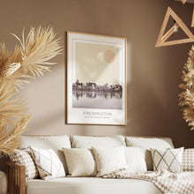 Fredericton Poster Print, Fredericton Travel Poster, Fredericton Minimalistic Wall Art, Fredericton, New Brunswick, Canada 1882436609