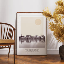 Fredericton Poster Print, Fredericton Travel Poster, Fredericton Minimalistic Wall Art, Fredericton, New Brunswick, Canada 1882436609