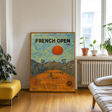 French Open Poster, Minimalist, Helvetica, Mid-Century Modern, French Open Tennis Print, Tennis Poster, French Open Art, French Open Print